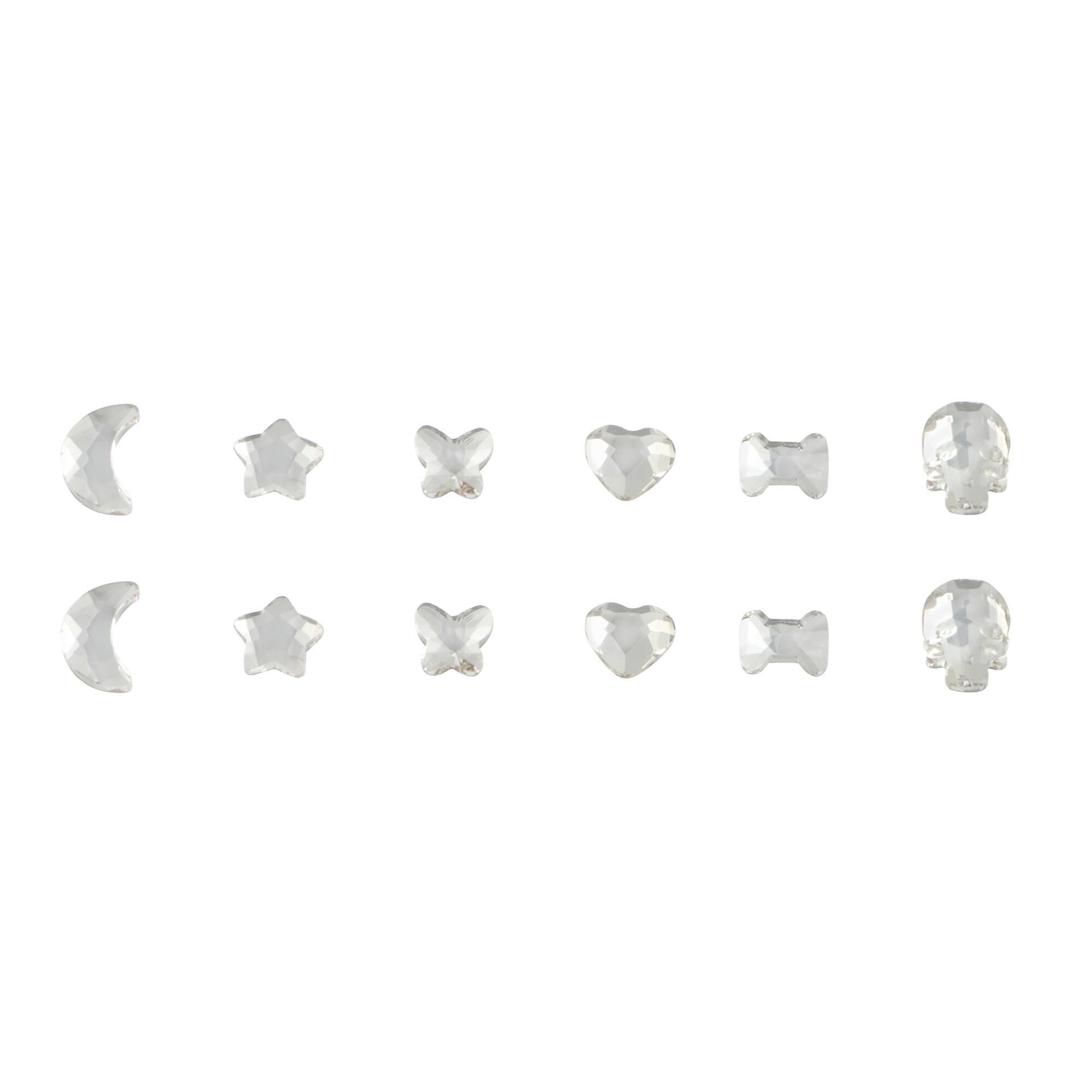 Mixed Shapes Glass Flatback Rhinestones by Bead Landing